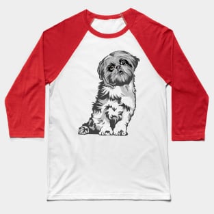 Shih Tzu Dog Baseball T-Shirt